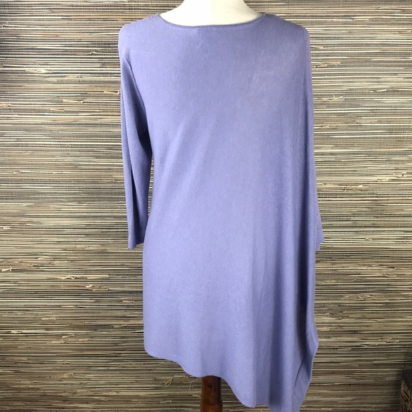 Ann Klein Asymmetrical Sweater / Poncho. - Picture 4 of 8